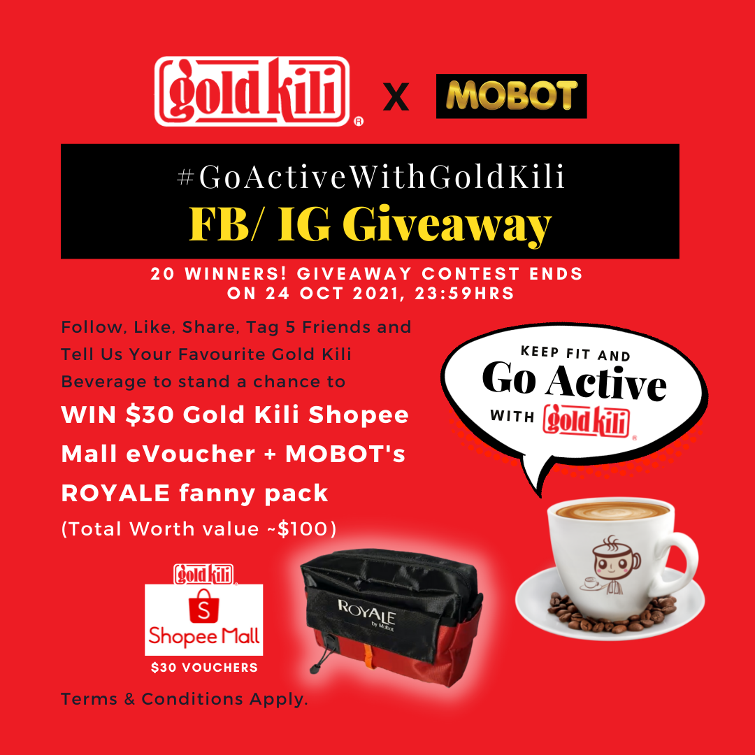 #GoldActiveWithGoldKili x @MOBOT Facebook Giveaway